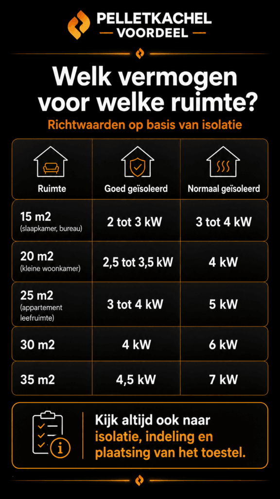 Small pellet stove: what output is suitable for a small room? 3 Pellet Stove: What Power Rating or What Size Room?