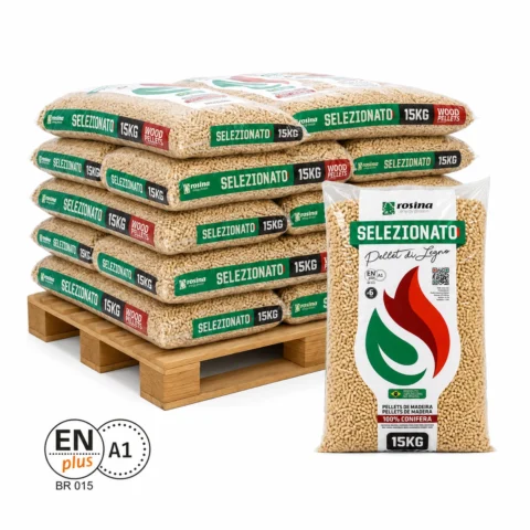 Rosina Portas Pellets halve pallet – Enplus A1 – 6mm