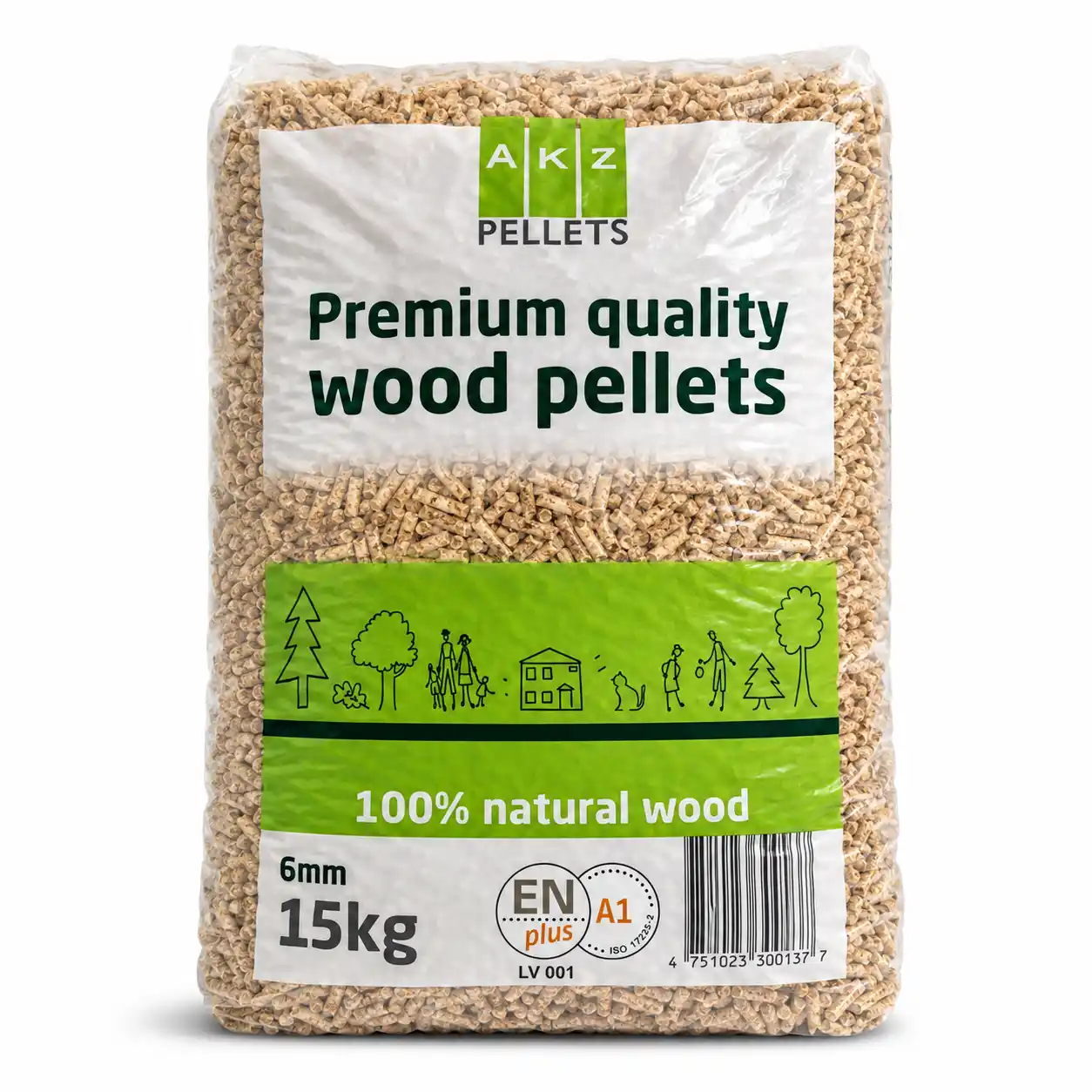 Limouzi Premium granulės – Padėklas 66 maišai po 15 kg